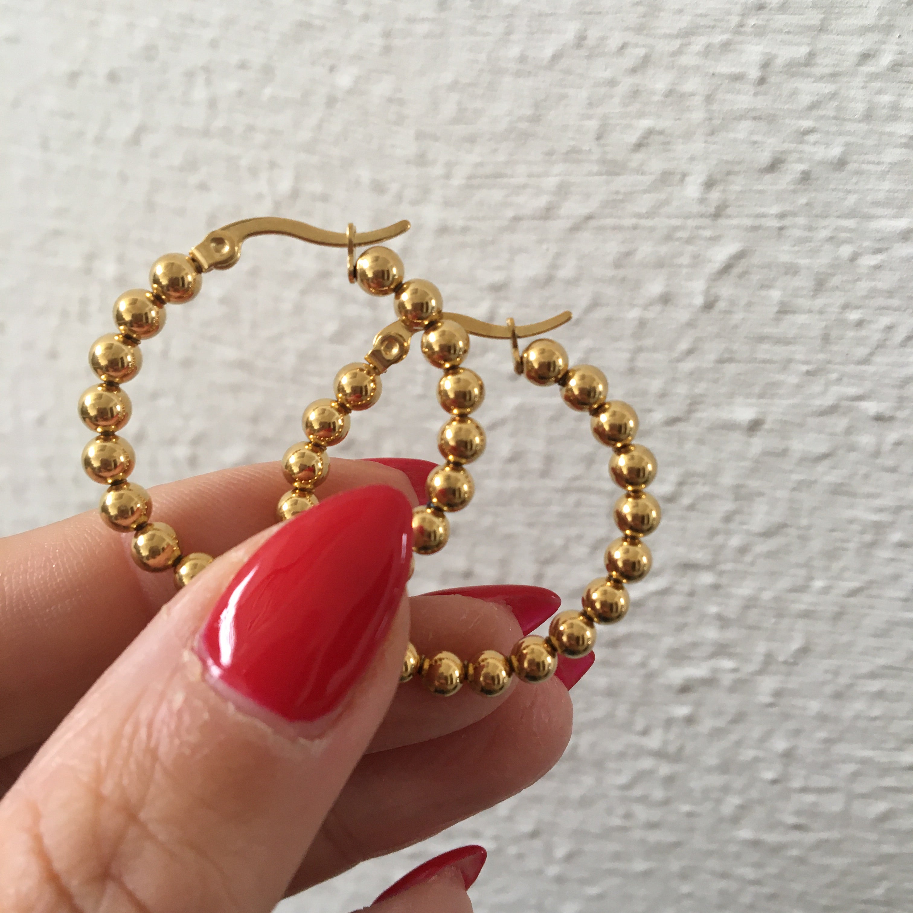 cerchi bubble in acciaio. gold. rabiosajewels. steel. (4383448596543)