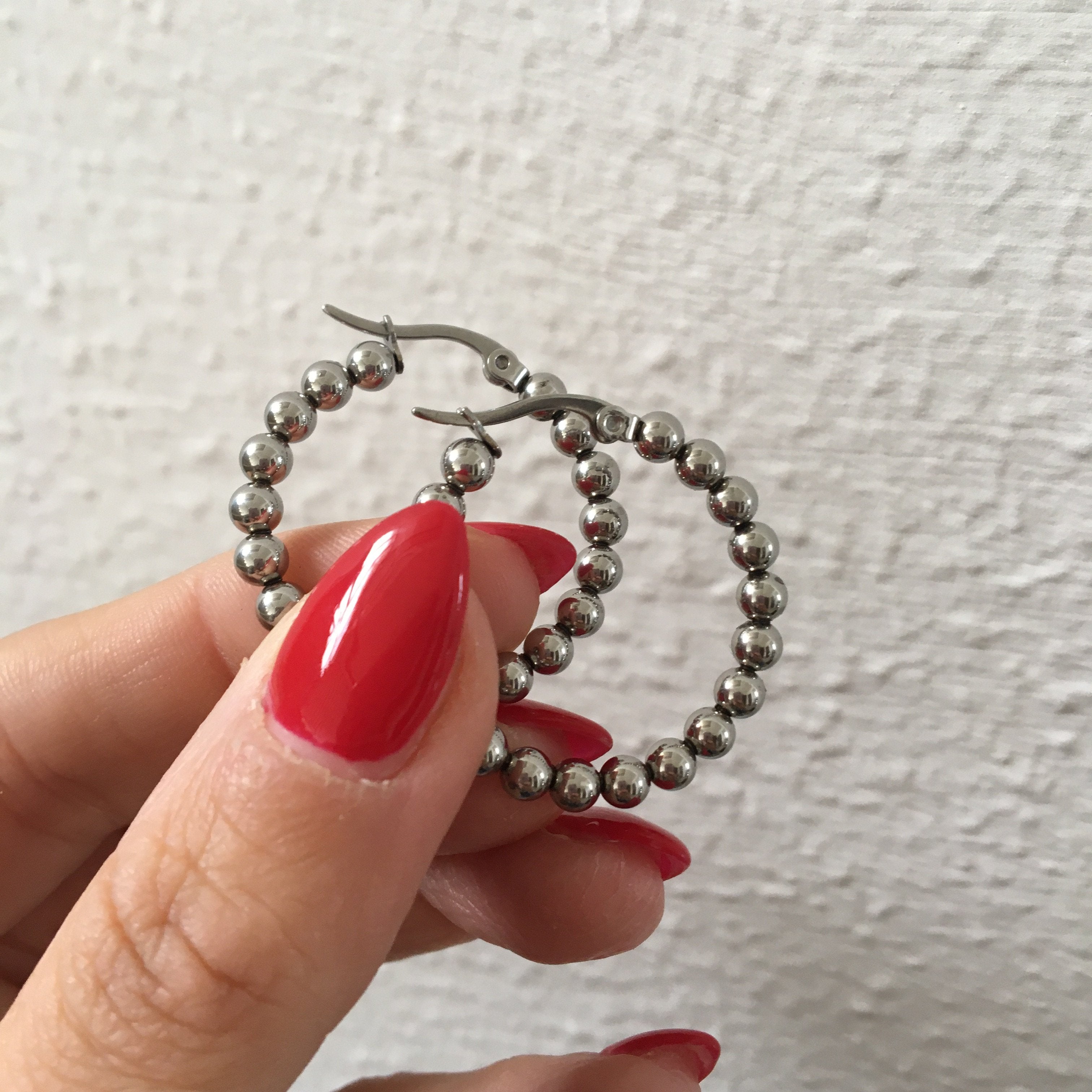 cerchi bubble in acciaio. silver. rabiosajewels. steel. (4383448596543)