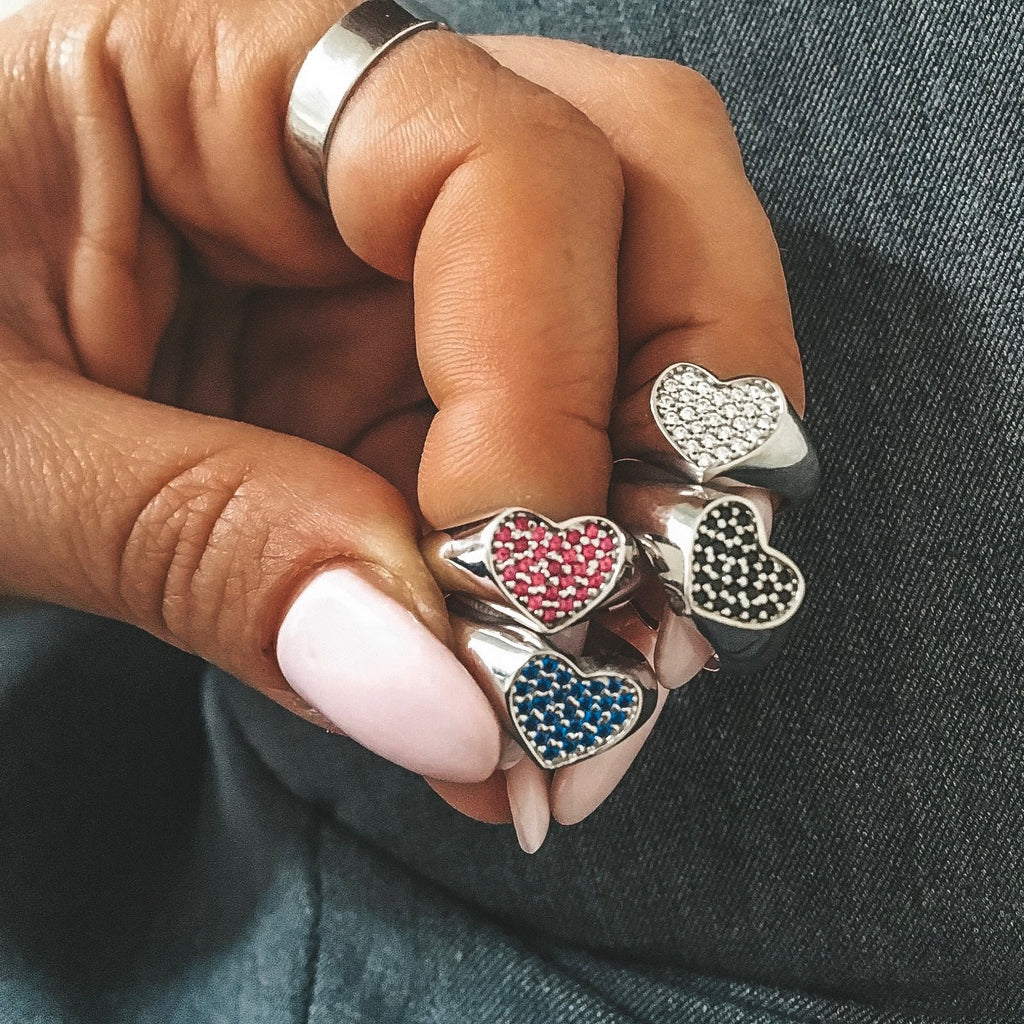 Anello cuore mignolo pandora discount