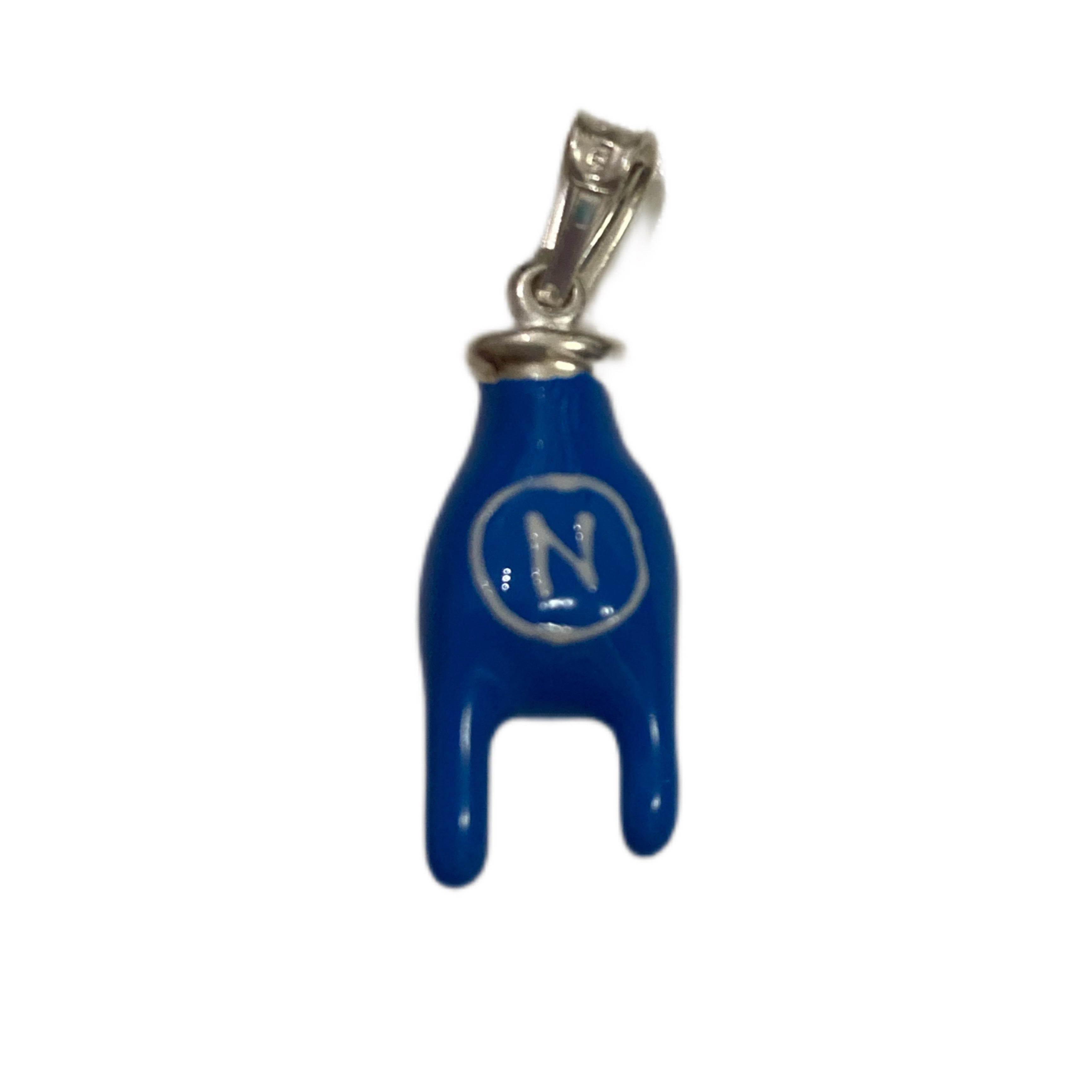 ciondolo corna forza napoli in argento 925. RabiosaJewels 