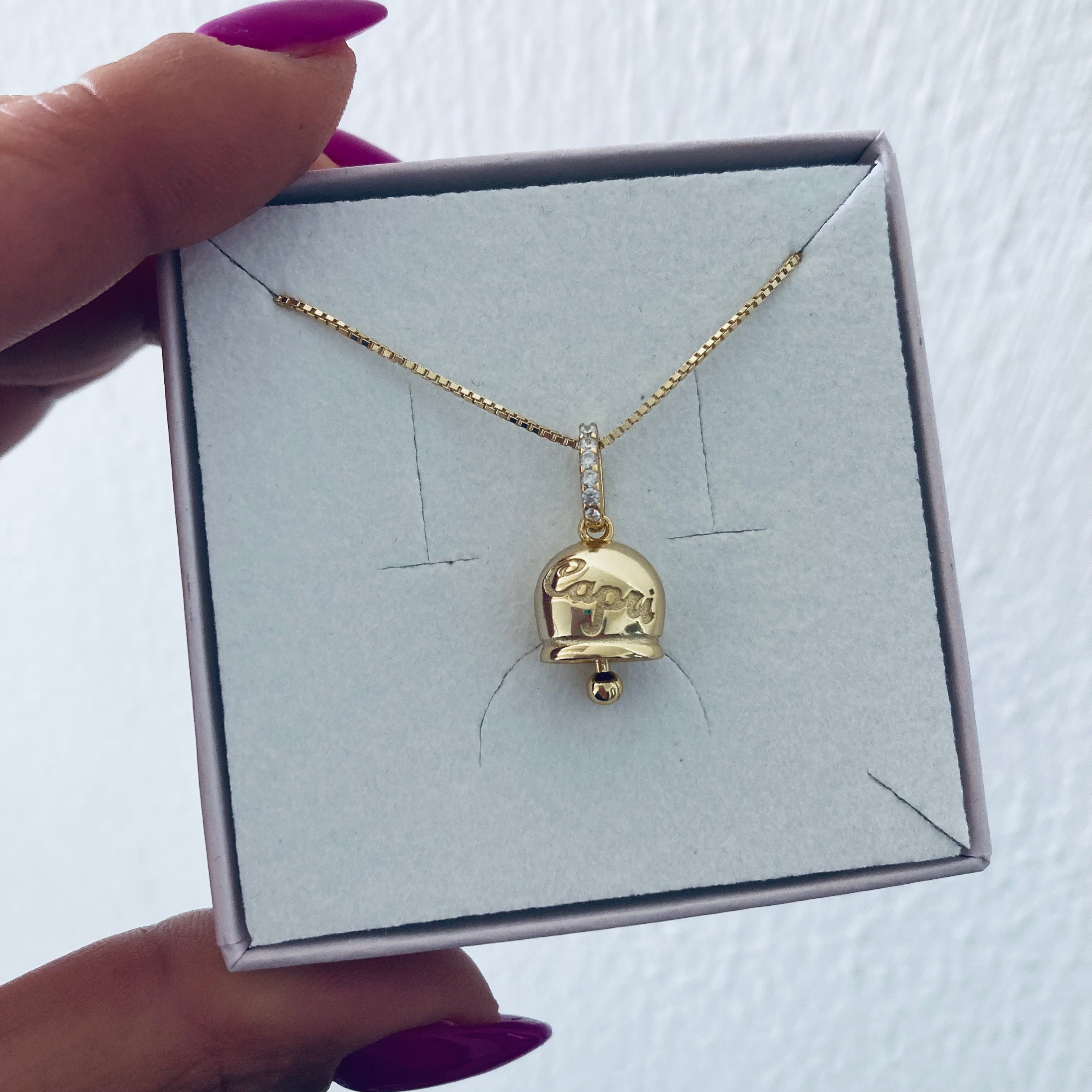 collana campanella di Capri in argento 925. RabiosaJewels 