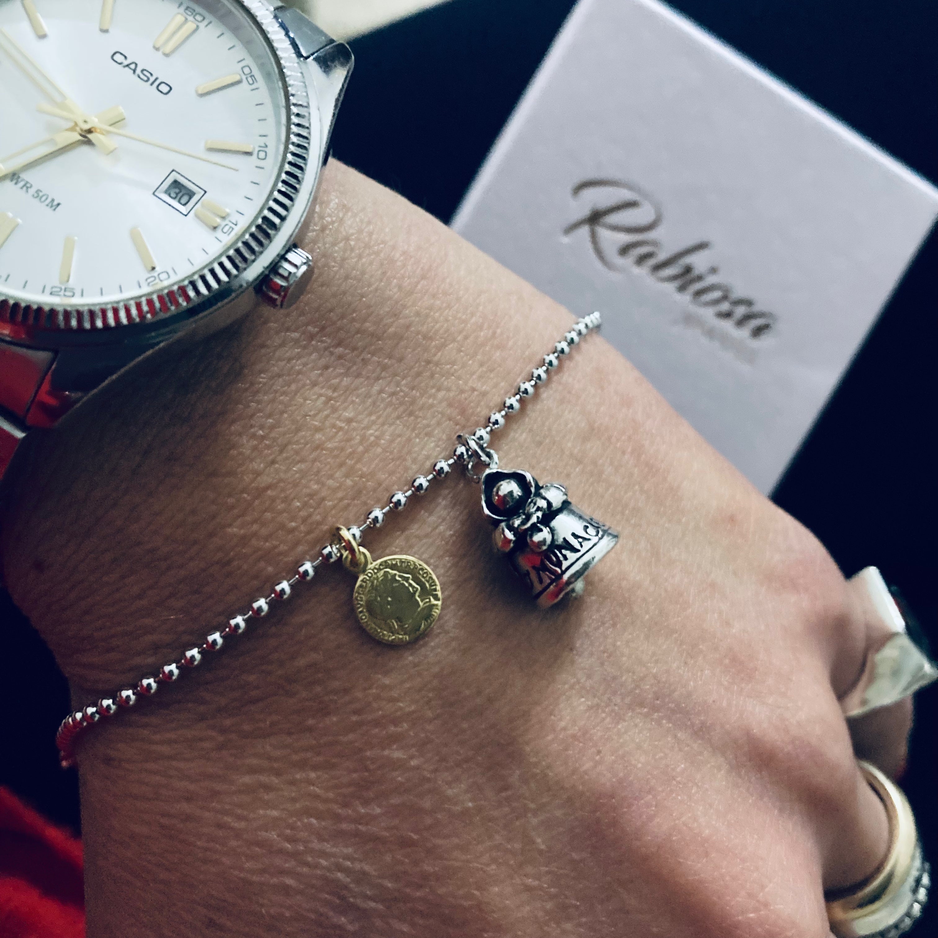 bracciale Munaciello in argento 925 di RabiosaJewels. 'O Munaciello