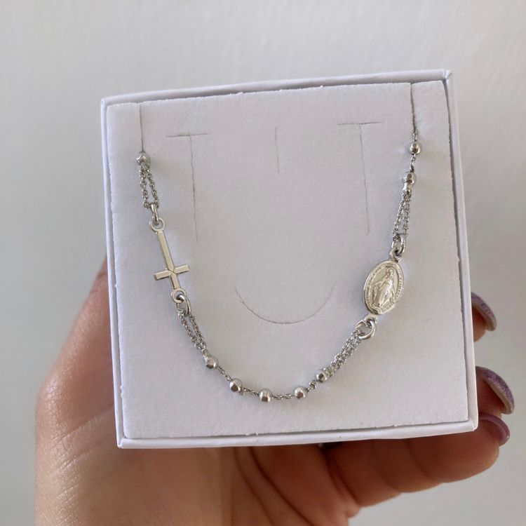 bracciale rosario in argento 925. RabiosaJewels