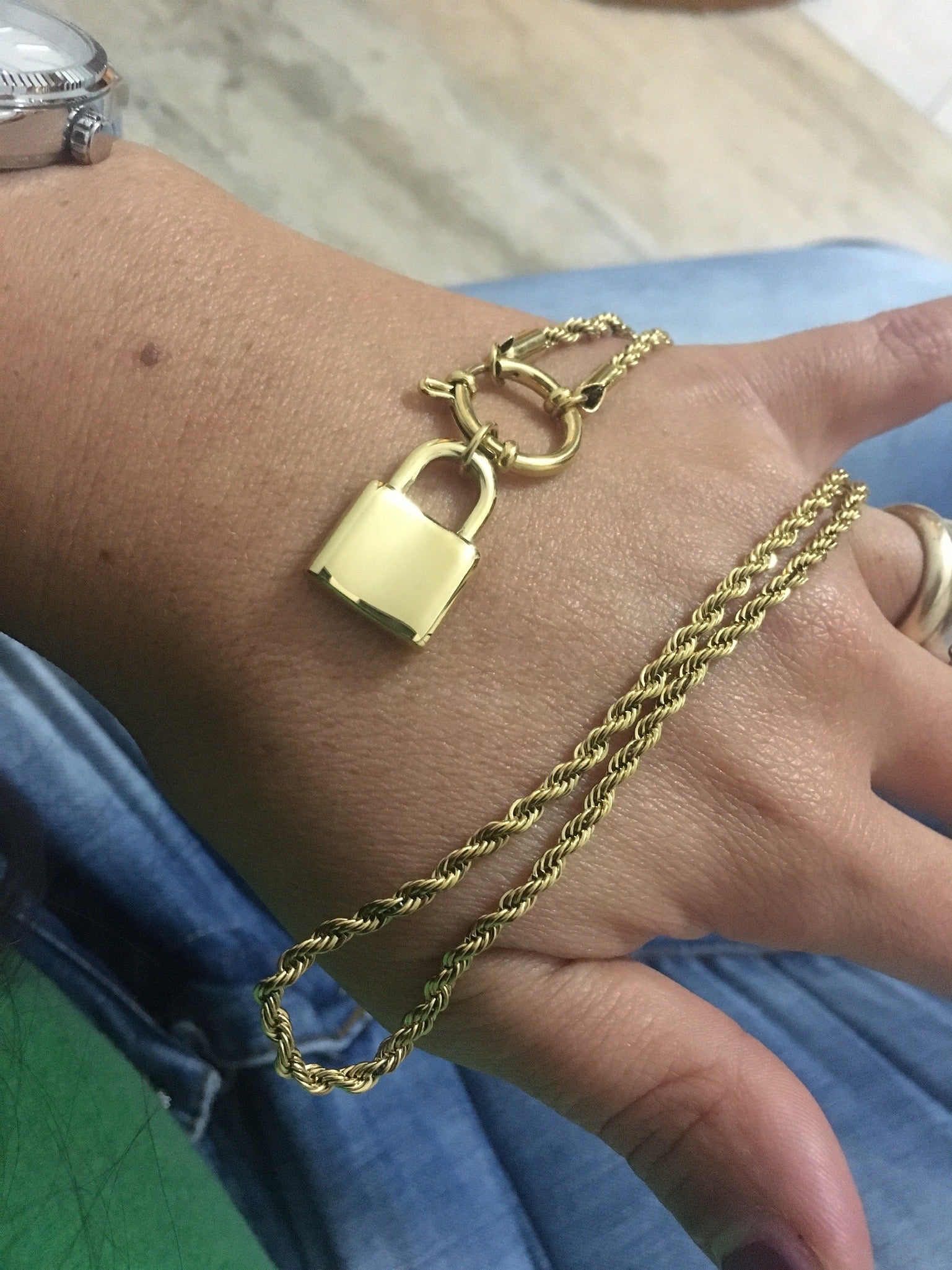 Collana TORCHON LUCCHETTO (6042978549952)