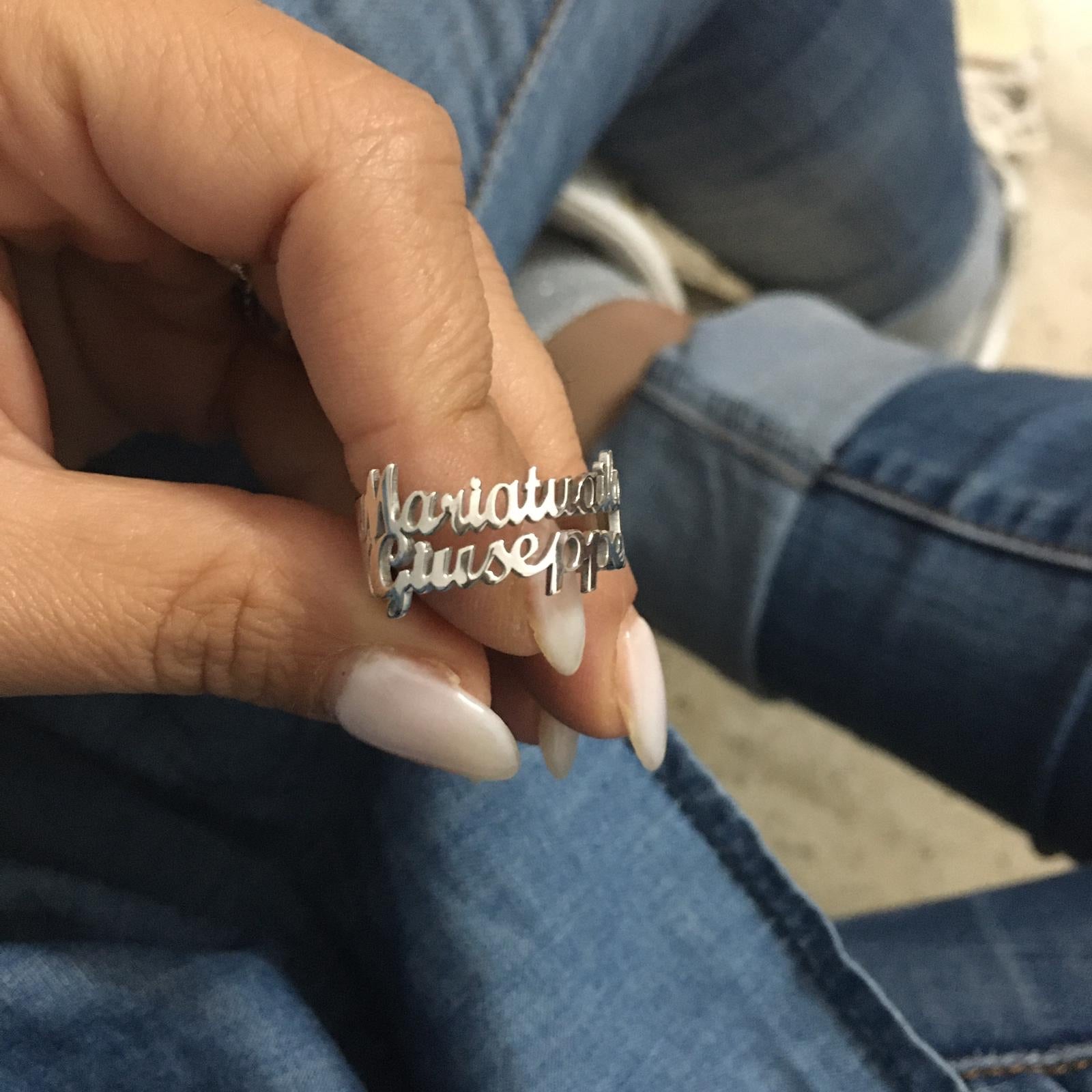 Anello DOPPIO NOME RABIOSA JEWELS